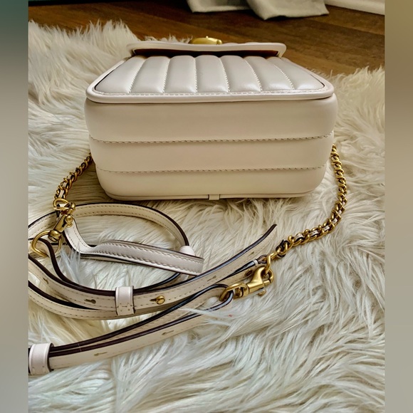 Coach Madison 18 Quilted Leather Convertible Backpack - Picture 13 of 16